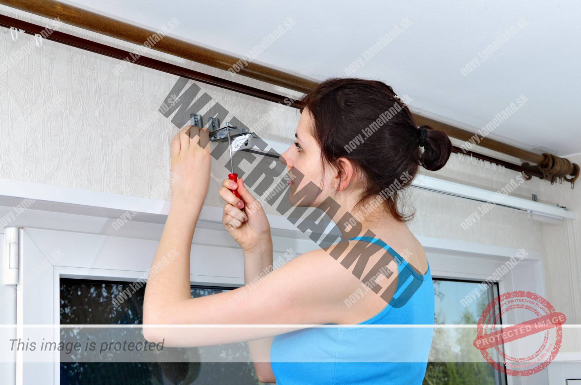 oprava pokazenej vertikalnej zaluzie